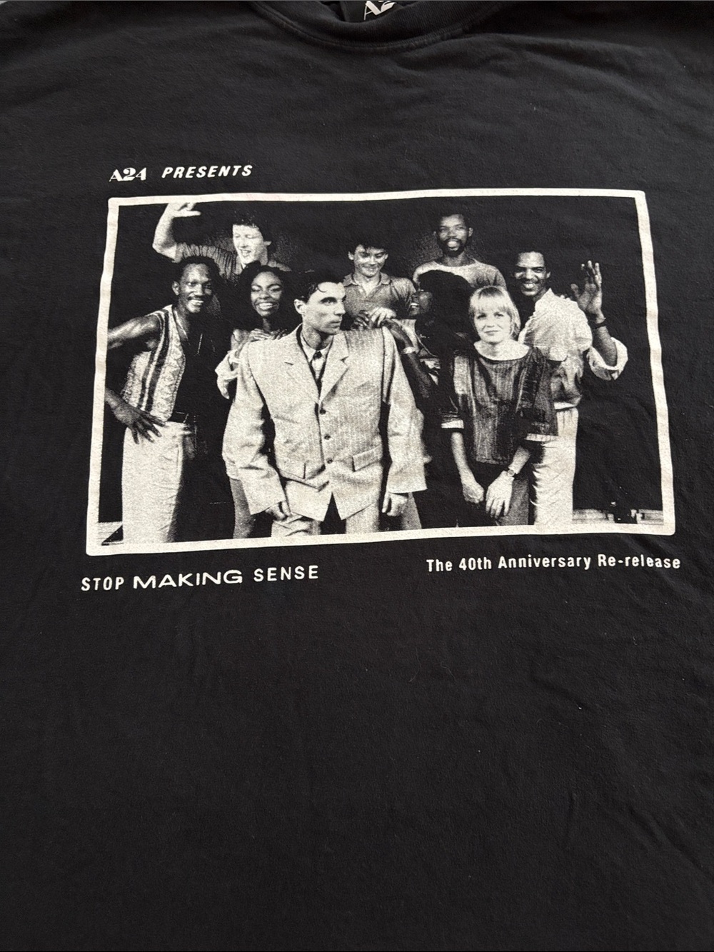 A24 Talking Heads Stop Making Sense 40th Anniversary Tee XL - Picture 2 of 8